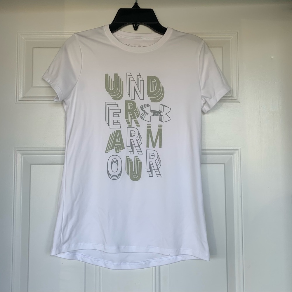 •Under Armour• Girls Loose Fit Top-Size Large